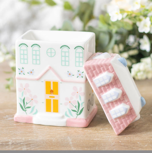 Pastel House Oil Burner and Wax Warmer