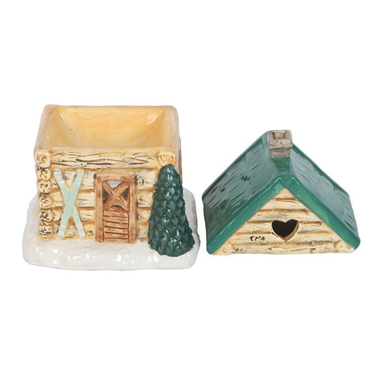 Ski Cabin Chalet Oil Burner and Wax Warmer