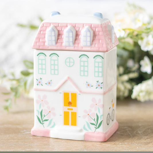 Pastel House Oil Burner and Wax Warmer